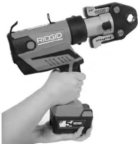 RIDGID RP 351 - Selladura de un acoplamento con mordazas tradiconales de tipo tjera - 1