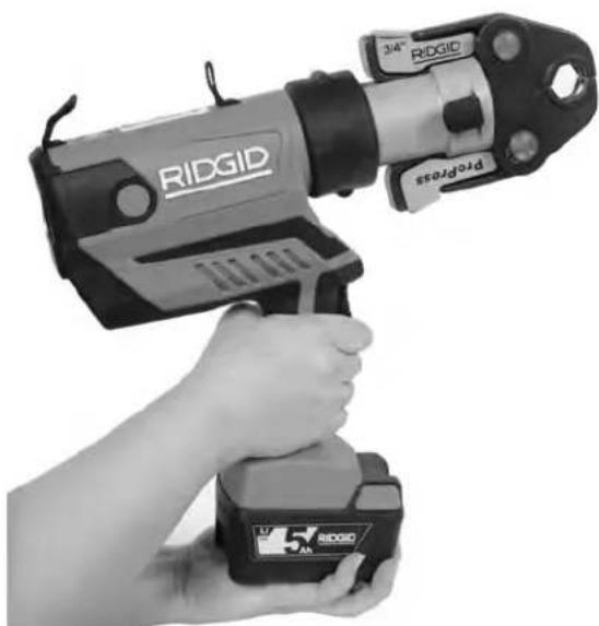 RIDGID RP 351 - Le sertissage à l'aide de machoires à cisaille typiques - 1