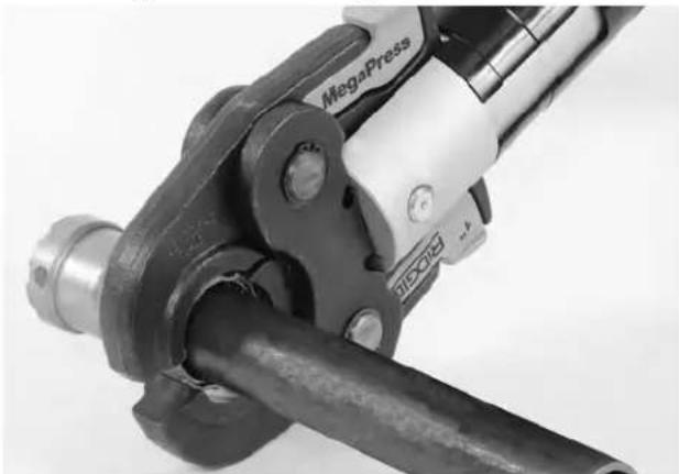 RIDGID RP 342XL - Selladura de un acoplamiento con mordazas tradicionales de tipo tijera - 1