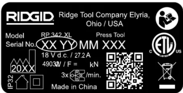 RIDGID RP 342XL - Descripción - 3