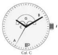 Maurice Lacroix Eliros Moonphase - CÓDIGO DE LAS ILUSTRACIONES DE MOVIMIENTOS DE CUARZO - 3