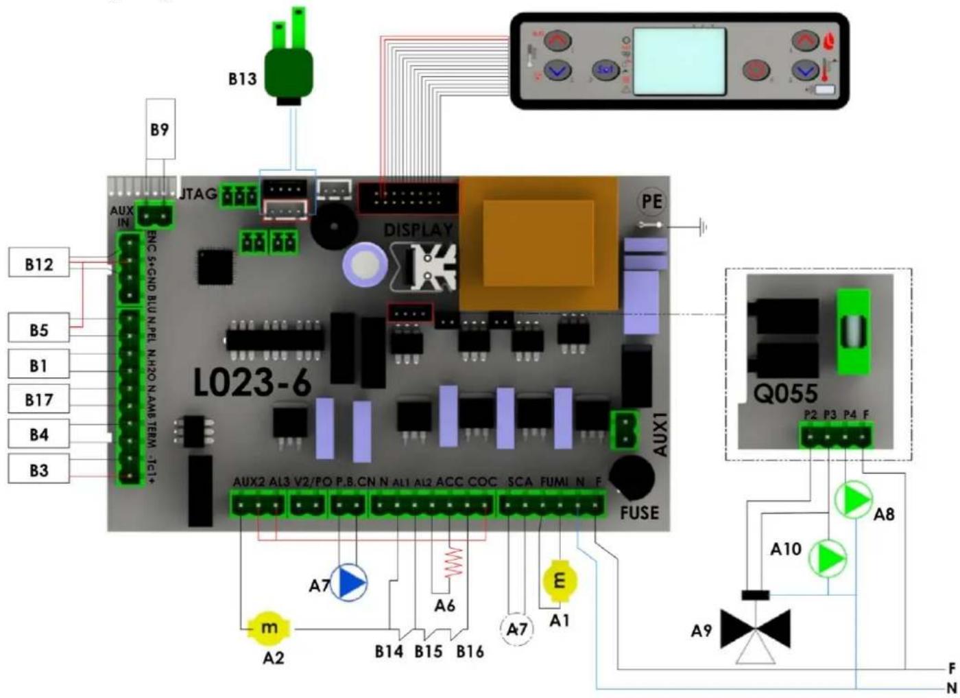 Anselmo Cola Betta - Wiring diagram - 1