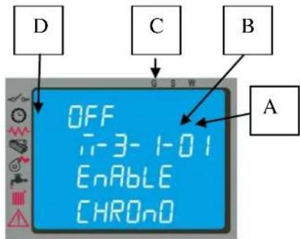 Anselmo Cola Viola - Menu 03 – enable chrono - 2