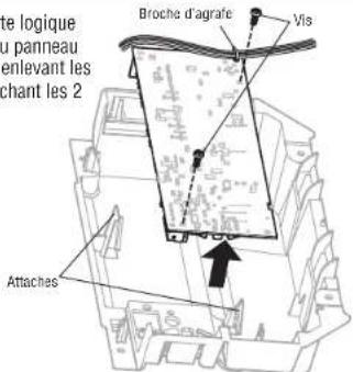 CHAMBERLAIN 050ACTBLKMC - Retirez la carte logique du récepteur - 3