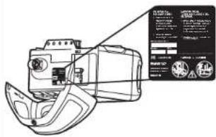 Technical diagram of a camera with labeled components and a control panel interface in Chinese