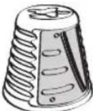 MOULINEX Fresh Express Plus DJ756G - the feeder tube. - 2