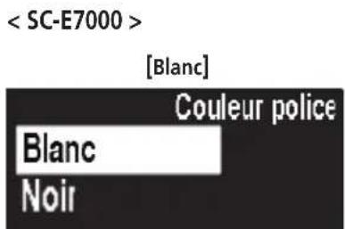 SHIMANO EWEN100 - [ouleur police] Réglage de la couleur de police - 3