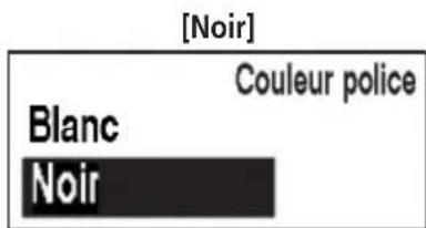 SHIMANO EWEN100 - [ouleur police] Réglage de la couleur de police - 4