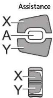 SHIMANO EWEN100 - Appuyez sur Assistance-X ou Assistance-Y pour déplacer le curseur sur l'objet que vous poupez configurer. - 1