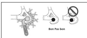 SHIMANO FHM756 - Mise en place du moyeu avec retrait rapide - 2