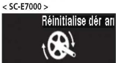 SHIMANO DUE5000 - [éinitialise dér arr] Réinitialisation du dérailleur arrière - 6