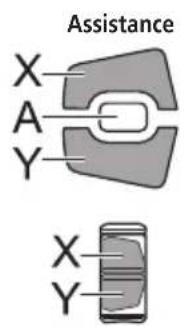 SHIMANO DUE5000 - Appuyez sur Assistance-X ou Assistance-Y pour déplacer le curseur sur l'élément que vous voulez configurer. - 1