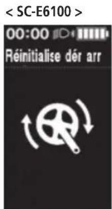 SHIMANO DUE5000 - [éinitialise dér arr] Réinitialisation du dérailleur arrière - 5