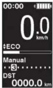 SHIMANO DUE5000 - Appuyez sur le bouton d'éclairage. - 4