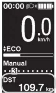 SHIMANO DUE5000 - Effacement de la distance parcourue (SC-E6100) - 3