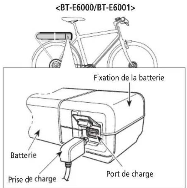 SHIMANO DUE5000 - Charge de la batterie installée sur le vélo - 1
