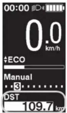 SHIMANO DUE5000 - Effacement de la distance parcourue (SC-E6100) - 4
