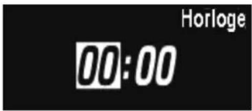 SHIMANO DUE7000 - Appuyez sur le bouton de fonction pour enregistrer la valeur réglée et passer au réglage des minutes. - 2