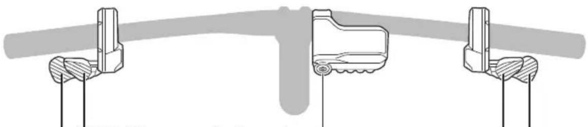 SHIMANO DUE7000 - Compteur et unités de la manette - 1