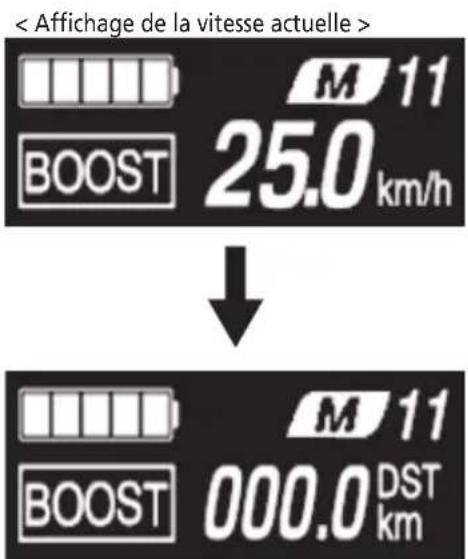 SHIMANO DUE7000 - ■ermutation entre les différentes données relatives à la promenade - 2