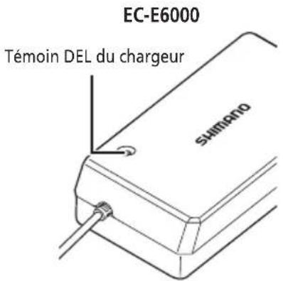 SHIMANO DUE7000 - ■ propos du témoin DEL du chargeur - 1