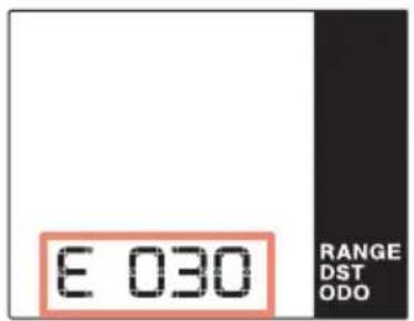 SHIMANO SCE5003 - Indication d'erreur - 1