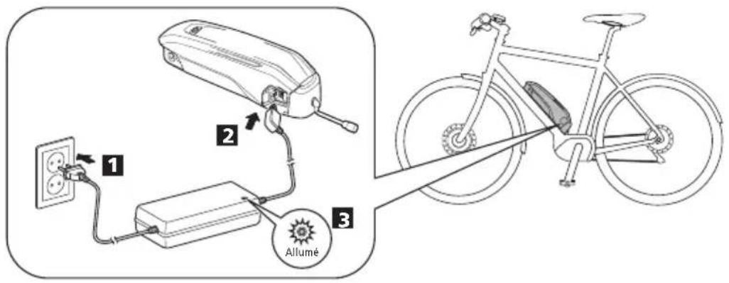 SHIMANO DUE6110 - Chargez la batterie. - 1