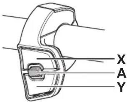 SHIMANO DUE6110 - Exemple de manette de changement de vitesse du type à 3 positions - 1