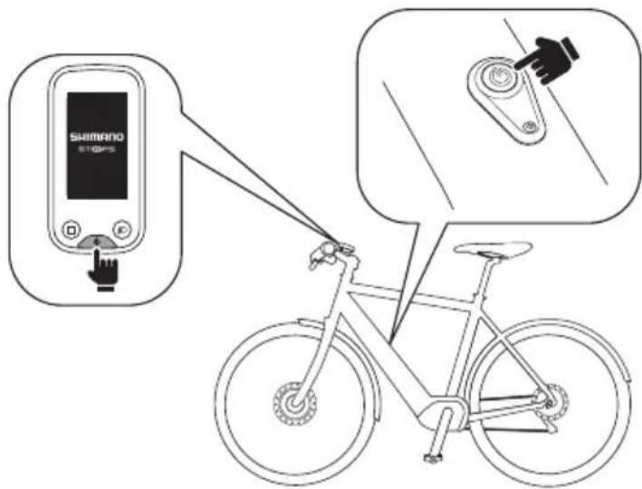 SHIMANO DUE6100 - Exemple de batterie intégrée - 1