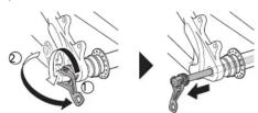 SHIMANO SMAX78B - Démonter la roue - 1