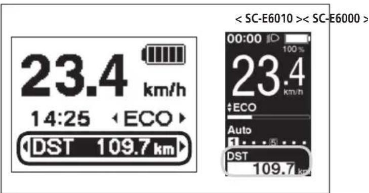 SHIMANO SCE6010 - Effacement de la distance parcourue - 3