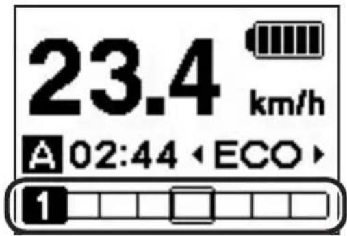 SHIMANO SCE6010 - Affichage de la vitesse engagée et des données relatives à la promenade - 2