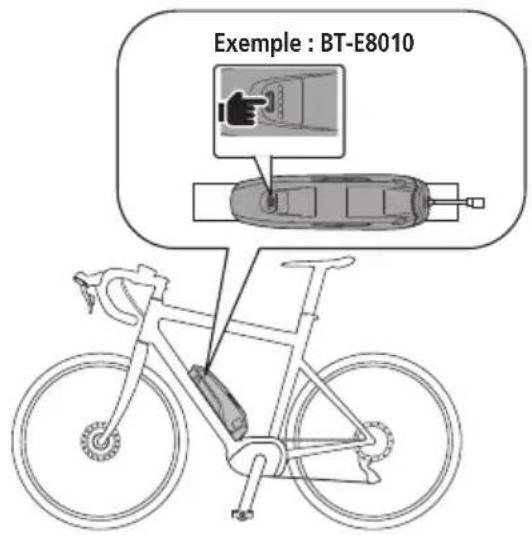 SHIMANO SMCRE80R - Mettez le vélo sous tension. - 1