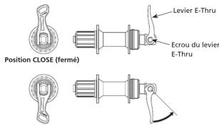 SHIMANO SMAX56B - Fonction du moyeu E-Thru - 1