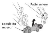 SHIMANO SMAX56B - Installation de la roue - 1
