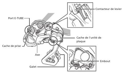 SHIMANO RDR8050GS - Noms des pièces - 2