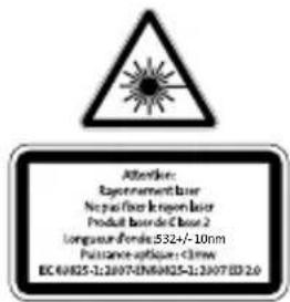 BROTHER Presenter Expert - DECLARATION DE SECURITE LASER DE CLASSES 2 - 1