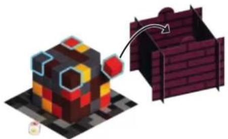 RAVENSBURGER Minecraft Portal Dash - DER BLOK-DOBBELSTEEN - 1