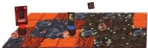 RAVENSBURGER Minecraft Portal Dash - BLOCS MARRON : RECOUVRIR DES CASES - 1