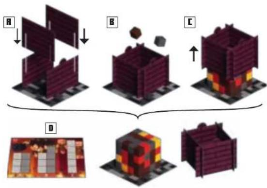 RAVENSBURGER Minecraft Portal Dash - SPELBORD-TRAJECT: - 2