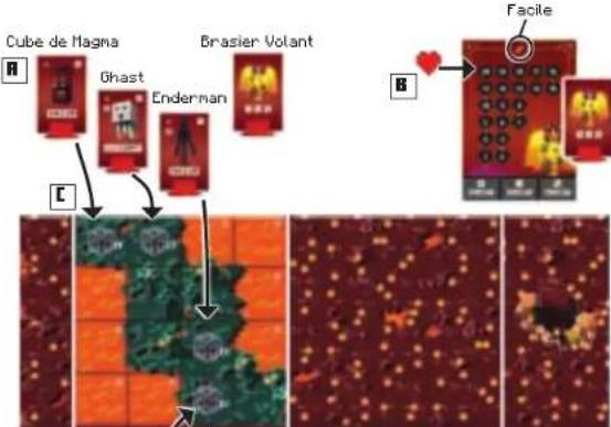 RAVENSBURGER Minecraft Portal Dash - PARCOURS: - 3