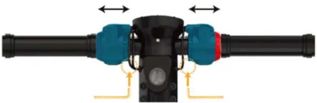 Billow eScooter - Placement of handlebar handles - 3