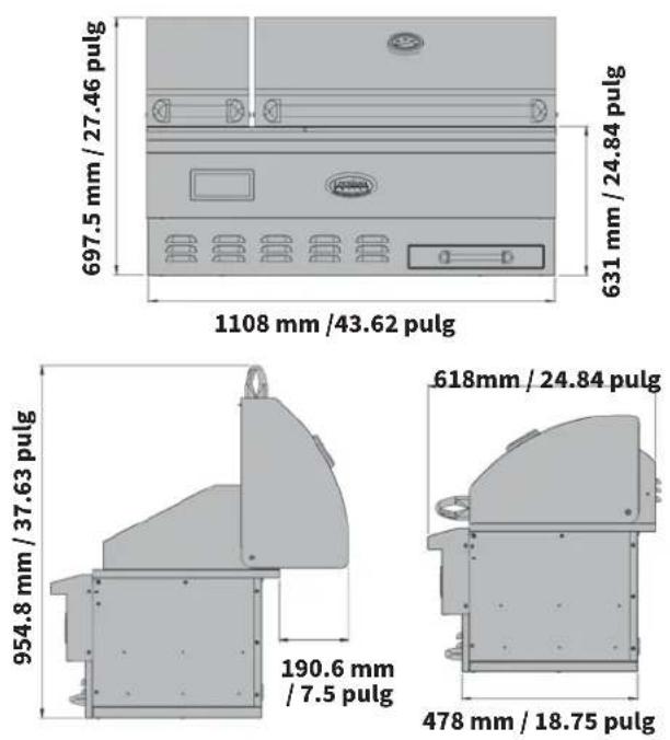 Louisiana Grills 60865 - PARTES Y ESPECIFICACIONES PARA EL LG860BI - 1