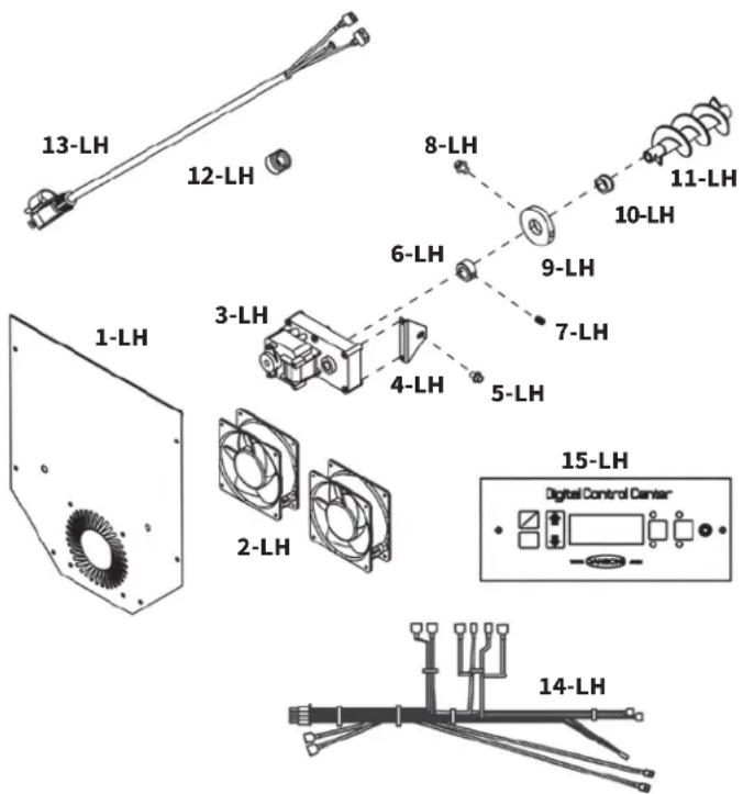 Louisiana Grills 60865 - REFACCIONES PARA EL LG860C - 2
