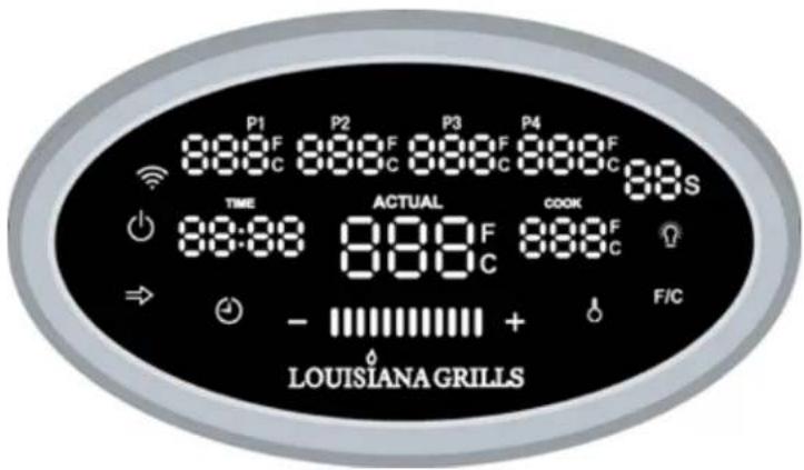 Louisiana Grills 10592 - ABC DEL PANEL DE CONTROL - 1