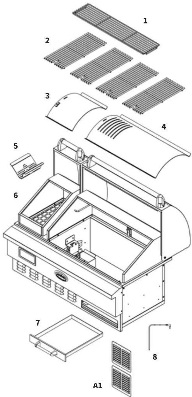 Louisiana Grills 60860 - TABLE DES MATIÈRES - 1