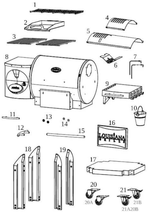 Louisiana Grills 10594 - LG0800FL - 1