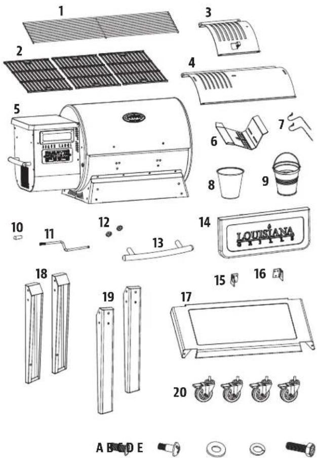 Louisiana Grills 10638 - LG0800BL - 1