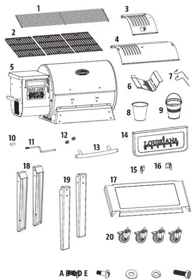Louisiana Grills 10638 - LG1000BL - 1