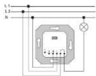 BERKER 2948 - Surface Wiring (Figure B): - 4